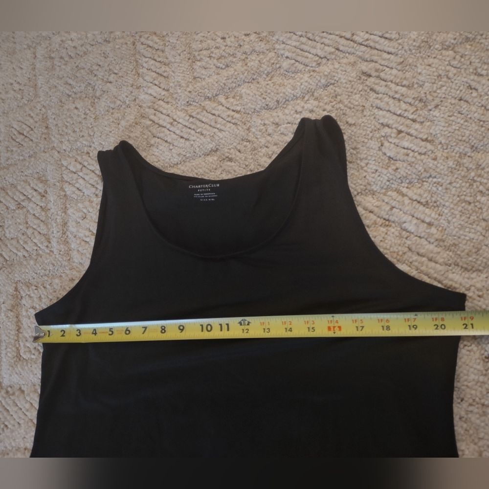 Black Shell Tank Top - Picture 4 of 16
